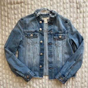Distressed Jean Jacket